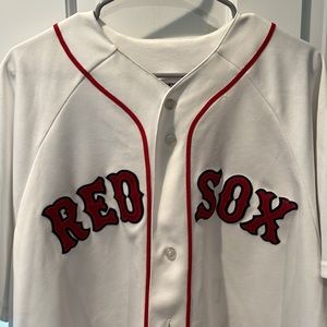 Authentic MLB Jersey - Red Sox Schilling 38.  Size Large